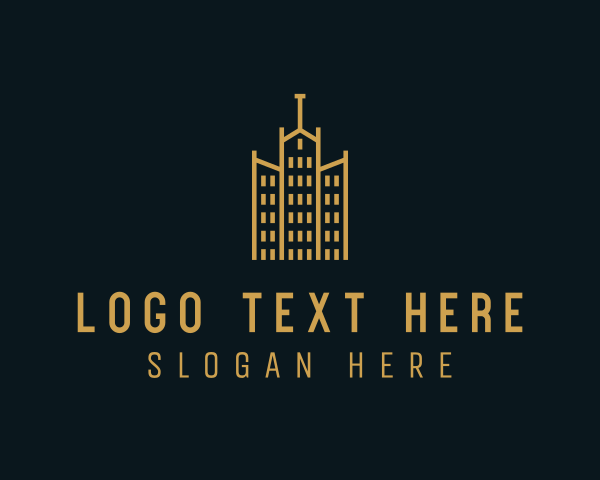 Establishment - Golden Buildings Architecture logo design