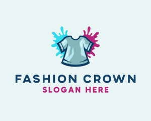 Fashion T shirt Paint logo design