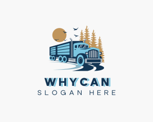 Truck - Truck Transportation Logistics logo design