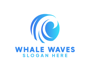 Splash Water Wave logo design