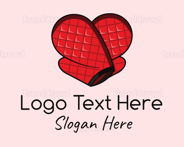 Oven Glove Heart Logo