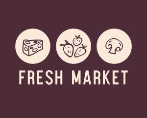 Fresh Food Market logo design