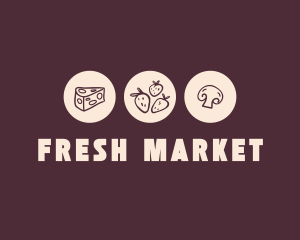 Fresh Food Market logo design