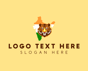 Big Cat - India Wild Tiger logo design