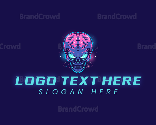 Brain Space Alien Logo