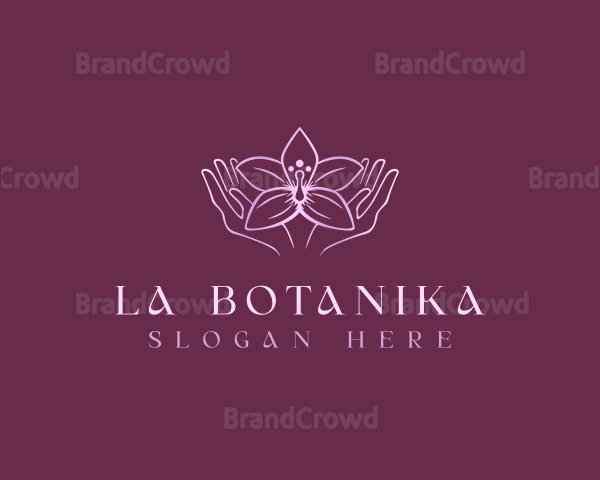 Floral Spa Massage Logo