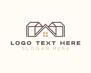 Residence - Realtor Roof Construction logo design