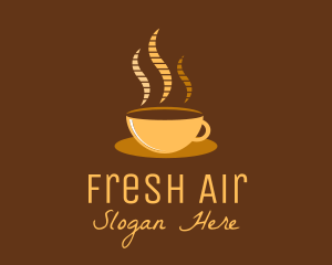 Hot Coffee Cafe logo design