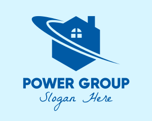 Blue Hexagon House Logo