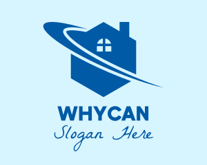 Blue Hexagon House Logo