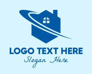 Blue Hexagon House Logo