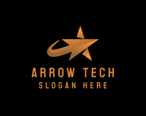 Arrow - Star Arrow Media Entertainment logo design