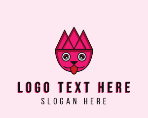 Spiky Pet Head logo design