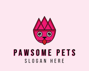 Spiky Pet Head logo design