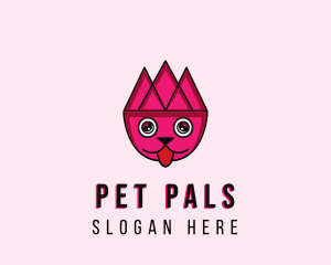 Spiky Pet Head logo design