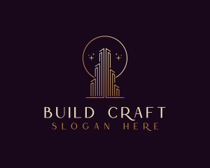 Luxury Tower Building logo design