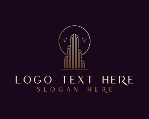 Luxury Tower Building Logo