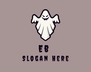 Scary - Spooky Halloween Ghost logo design