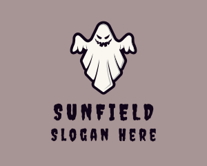 Streetwear - Spooky Halloween Ghost logo design
