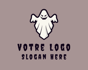 Villain - Spooky Halloween Ghost logo design