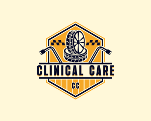 Mechanic Tire Garage logo design