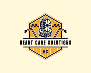 Mechanic Tire Garage logo design