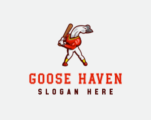 Goose Baseball Team logo design