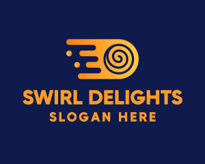 Swirl - Fast Swirl Bullet logo design