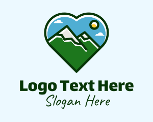 Mountain Hike Lover  Logo