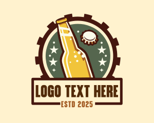 Pub - Pub Beer Bottle logo design
