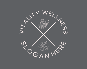  Floral Wellness Business logo design