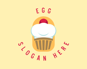 Chef Hat - Cupcake Baker Toque logo design