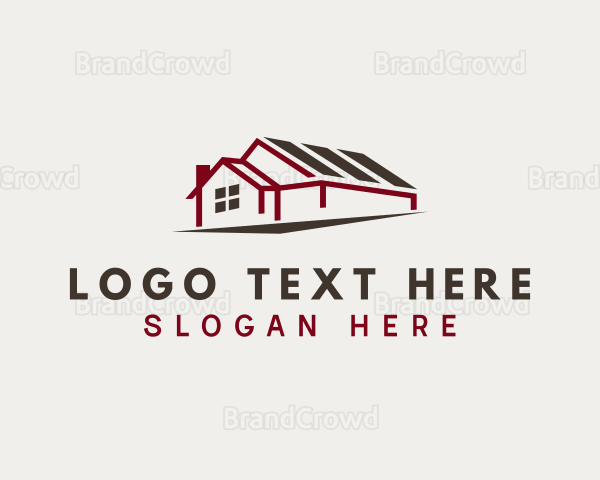 Roof Home Renovation Logo