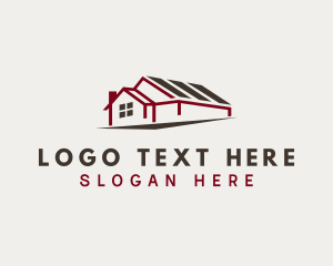 Roofer - Roof Home Renovation logo design