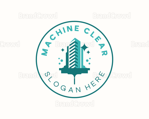 City Cleaning Wiper Logo