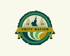 Nation - Cameroon Map Agriculture logo design