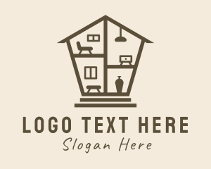 Room - Home Furniture Store logo design