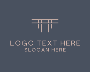 Outline - Company Firm Letter T logo design