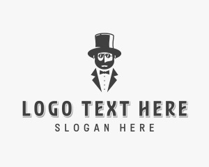 Tuxedo Gentleman Tailoring logo design