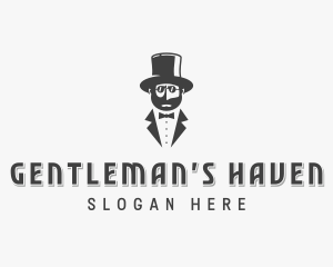 Tuxedo Gentleman Tailoring logo design