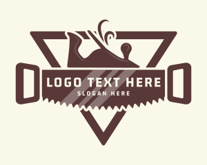 Wood Work - Woodwork Tools Handyman logo design