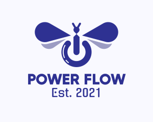 Insect Power Switch logo design