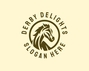 Derby - Equestrian Horse Stallion logo design