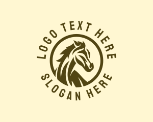 Animal - Equestrian Horse Stallion logo design