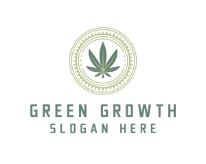 Cannabis Weed Plantation logo design