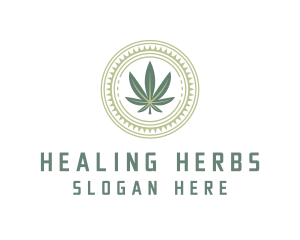 Medicinal - Cannabis Weed Plantation logo design