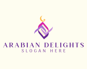 Arabic - Muslim Temple Dome logo design