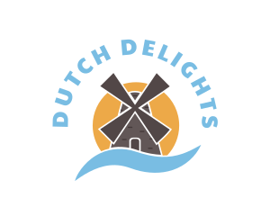 Dutch - Agriculture Windmill Farm logo design