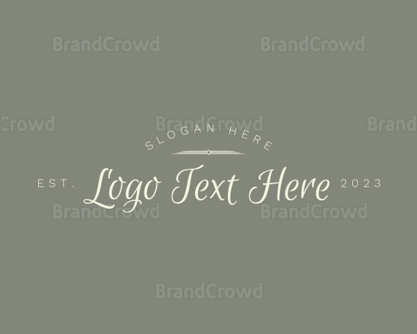 Classy Cursive Business Logo