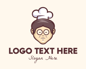 Character - Grandma Chef Restaurant logo design